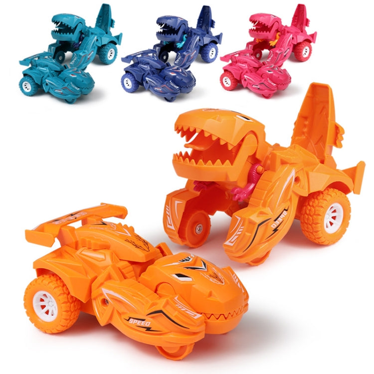 2 PCS Dinosaur Deformation Car Children Inertial Sliding Car Model Toy(Blue) - Model Toys by PMC Jewellery | Online Shopping South Africa | PMC Jewellery