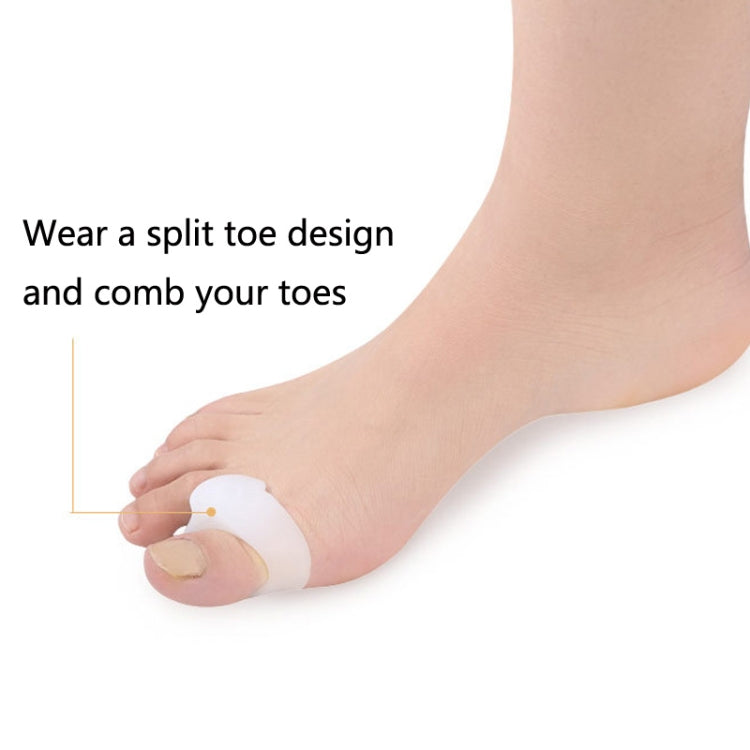 10 Pairs Great Toe Orthosis Separator Soft and Comfortable Toe Care Cover, Size: M(Transparent) - Corrector by PMC Jewellery | Online Shopping South Africa | PMC Jewellery