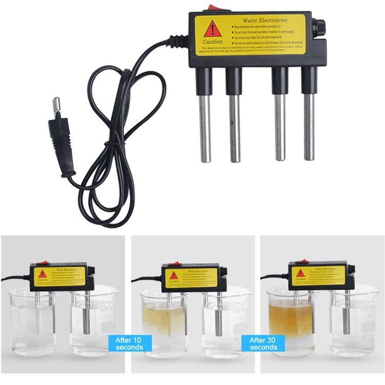 2 PCS Household Electrolyzer Test Electrolysis Water Tools Water Purity Level Meter PH Testing Tool Water Quality Tester(EU Plug) - Air & Water Quality Tester by PMC TechLife | Online Shopping South Africa | PMC TechLife | Buy Now Pay Later Mobicred