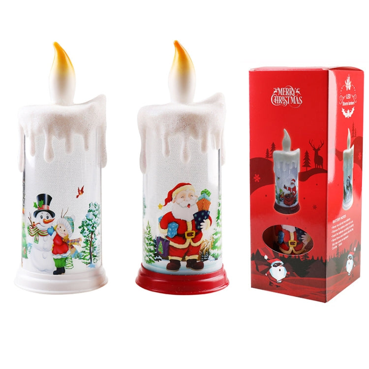 Christmas Decoration Night Light LED Simulation Flame Candle Light(A-Santa Claus) - Decoration Lamps by PMC TechLife | Online Shopping South Africa | PMC TechLife