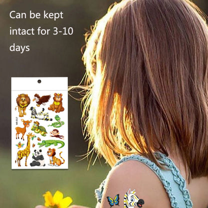 10 PCS Animal Bronzing Cartoon Tattoo Stickers Children Temporary Arm Stickers(WE-020) - Sticker by PMC Jewellery | Online Shopping South Africa | PMC Jewellery