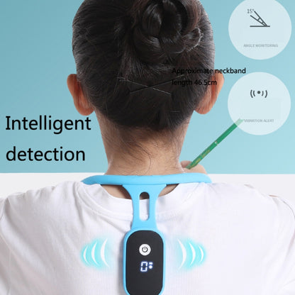 Children Intelligent Posture Correction Vibration Reminder Hunchback Correction Belt Hanging Neck Induction Back Straightening Device, Specification: LCD Version(Blue) - Corrector by PMC Jewellery | Online Shopping South Africa | PMC Jewellery