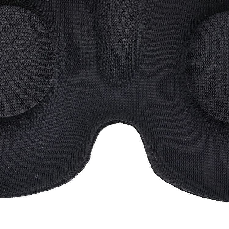 3D Sleeping Eye Mask Memory Foam Men And Women Shading Eye Mask Concave Eye Mask(No Nose Wings Black) - Eye Masks by PMC Jewellery | Online Shopping South Africa | PMC Jewellery