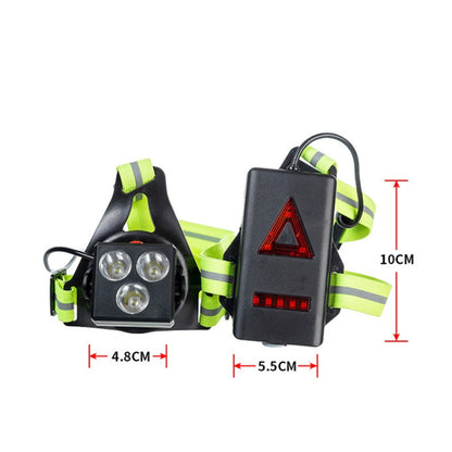 Outdoor Sports Running Light Waterproof Night Riding Light Highlight Rechargeable Mountaineering Light Chest Warning Light - Others by PMC Jewellery | Online Shopping South Africa | PMC Jewellery