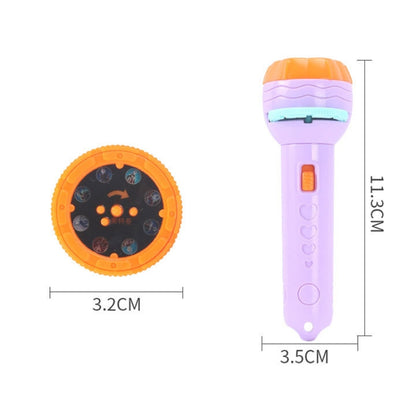 3 Sets Children Early Education Luminous Projection Flashlight, Specification: Purple + 40 Patterns - Mini Flashlight by PMC Jewellery | Online Shopping South Africa | PMC Jewellery