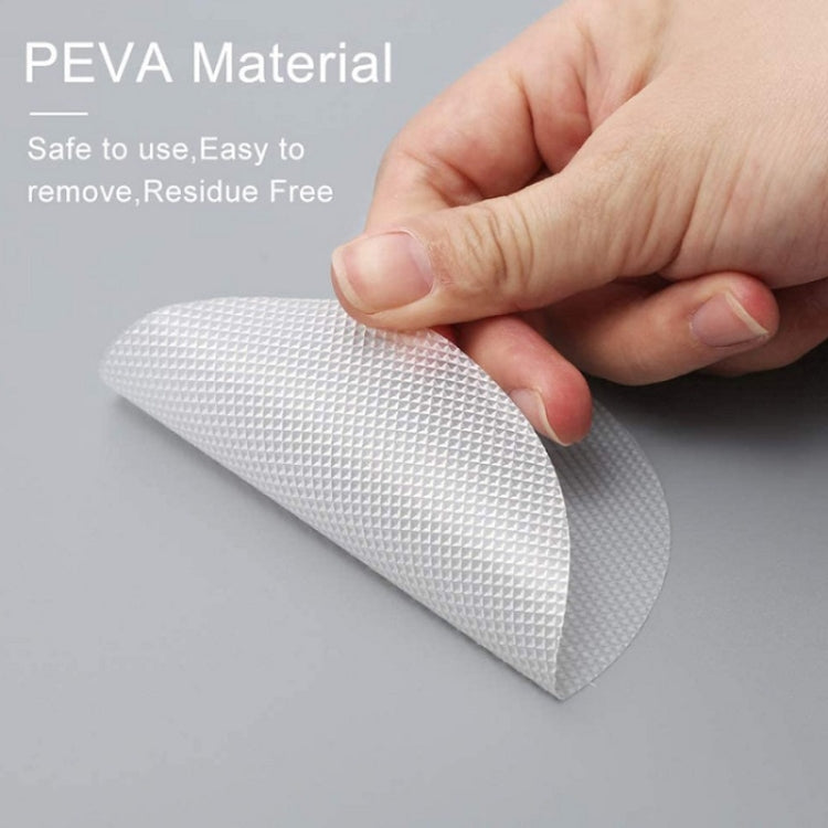 12 PCS / Pack 10cm Bathroom Steps Round PEVA Non-Slip Stickers(White) - Bath Mats by PMC TechLife | Online Shopping South Africa | PMC TechLife