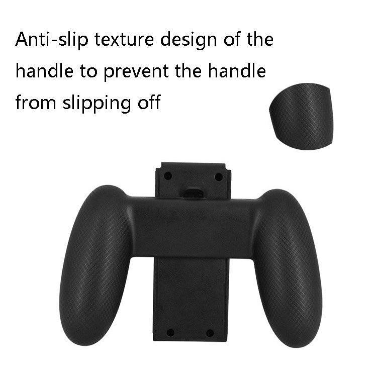 KJH NS-072 ABS Integrated Design Game Grip For Switch OLED(Black) - Gamepads by PMC TechLife | Online Shopping South Africa | PMC TechLife
