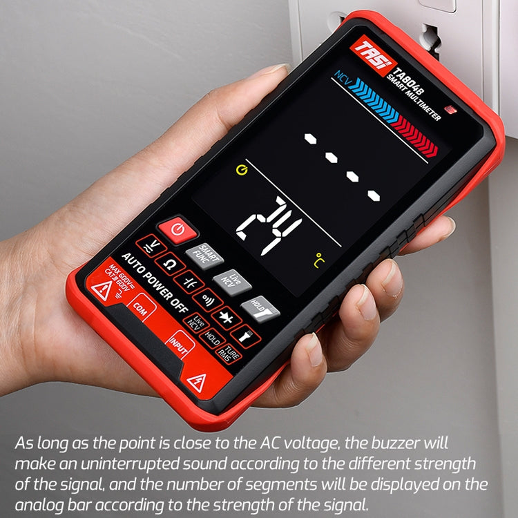 TASI TA804A Auto Digital Intelligent Multimeter OHM NCV Voltage Meter - free shipping - PMC TechLife - Order now!