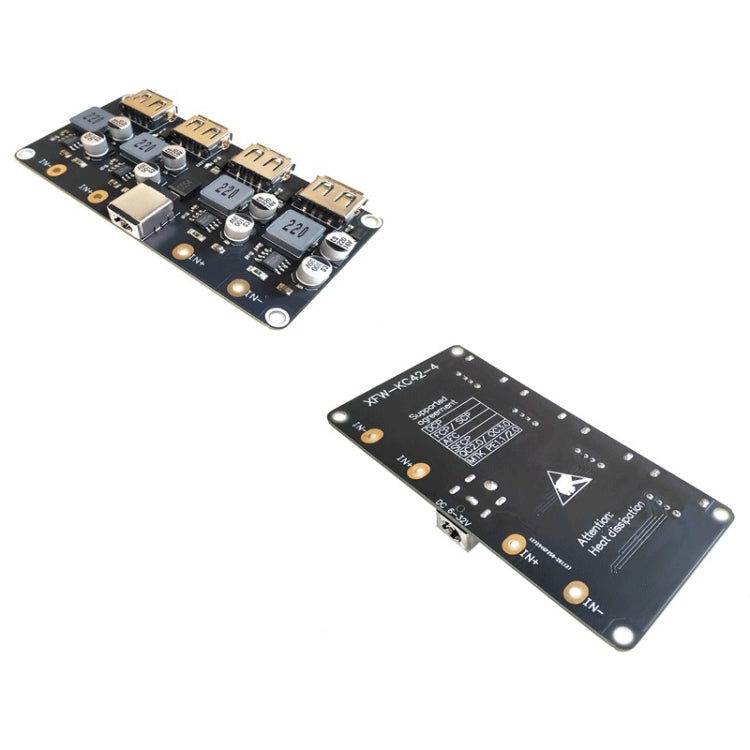 4-Way Fast Charging Module USB Mobile Phone Charging Board - Other Accessories by PMC TechLife | Online Shopping South Africa | PMC TechLife