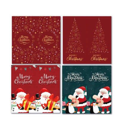 Merry Christmas Rectangular Gift Box Seal Stickers(C1) - Sticker & Tags by PMC Jewellery | Online Shopping South Africa | PMC Jewellery