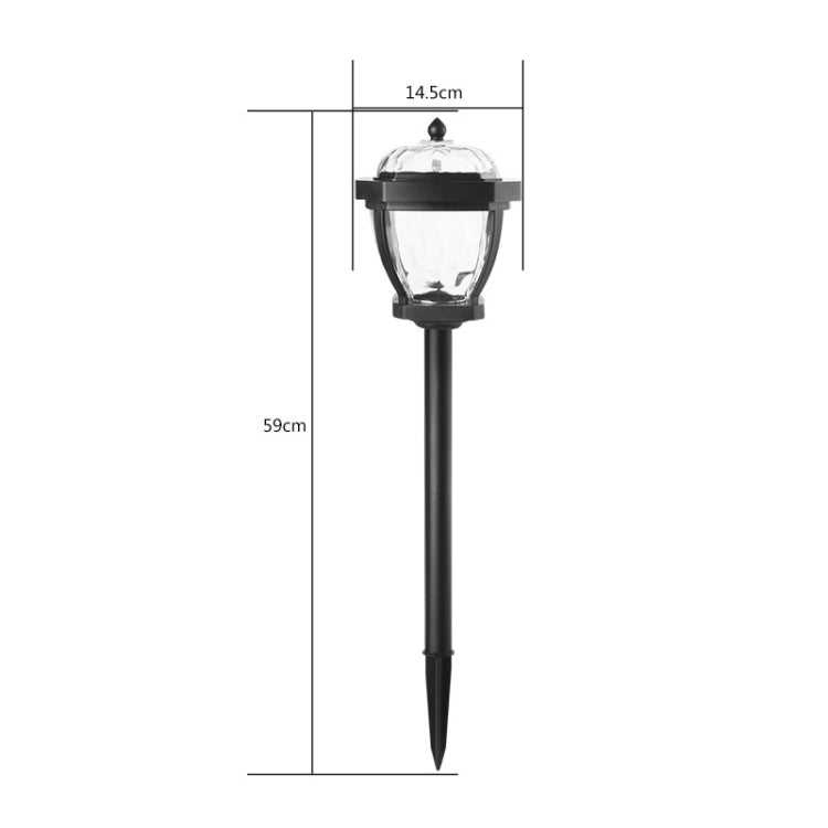 2 LED Solar Waterproof Outdoor Garden Light, Style: White Light-Lawn Lamp - With Solar Panel by PMC Jewellery | Online Shopping South Africa | PMC Jewellery