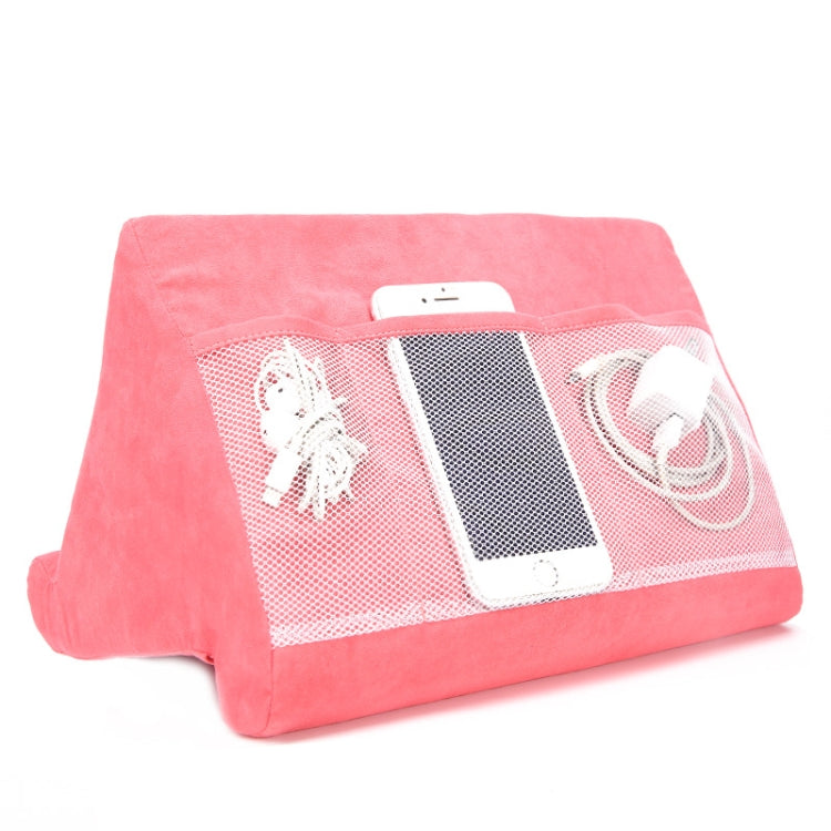 Tablet Mobile Phone Bracket Multi-Angle Pillow, Size: 27x25x23cm(Dark Pink) - Lazy Bracket by PMC Jewellery | Online Shopping South Africa | PMC Jewellery