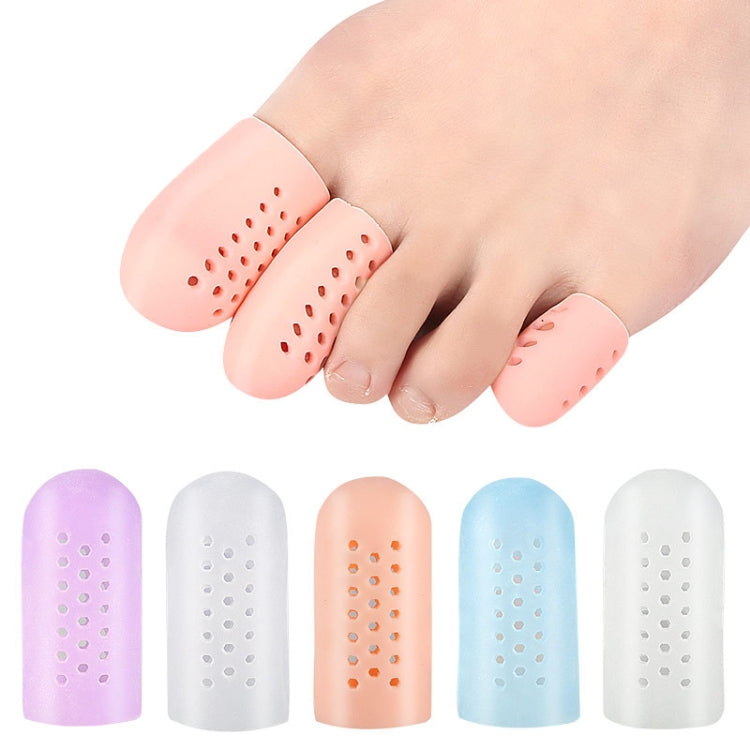 10 Pairs With Hole Toe Set High Heels Anti-Wear Anti-Pain Toe Protective Cover, Size: M(Skin Color) - Corrector by PMC Jewellery | Online Shopping South Africa | PMC Jewellery