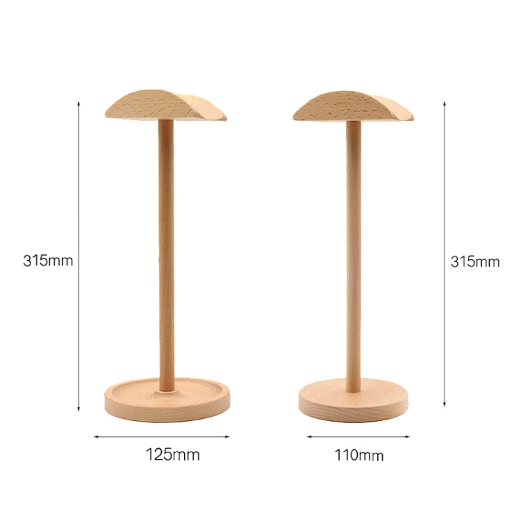 AM-EJZJ001 Desktop Solid Wood Headset Display Stand, Style: D - Anti-lost & Holder by PMC TechLife | Online Shopping South Africa | PMC TechLife