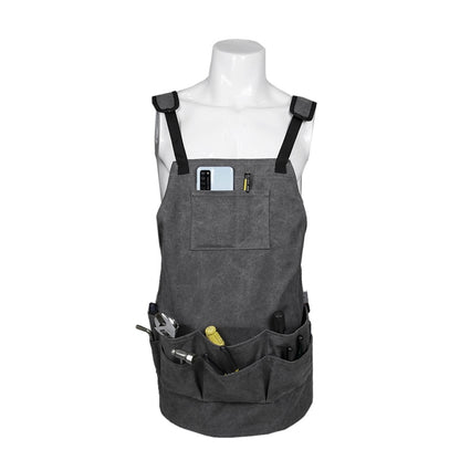 814525 Garden Multi-Purpose Pocket Electrician Repair Apron(Grey) - Storage Bags by PMC Jewellery | Online Shopping South Africa | PMC Jewellery