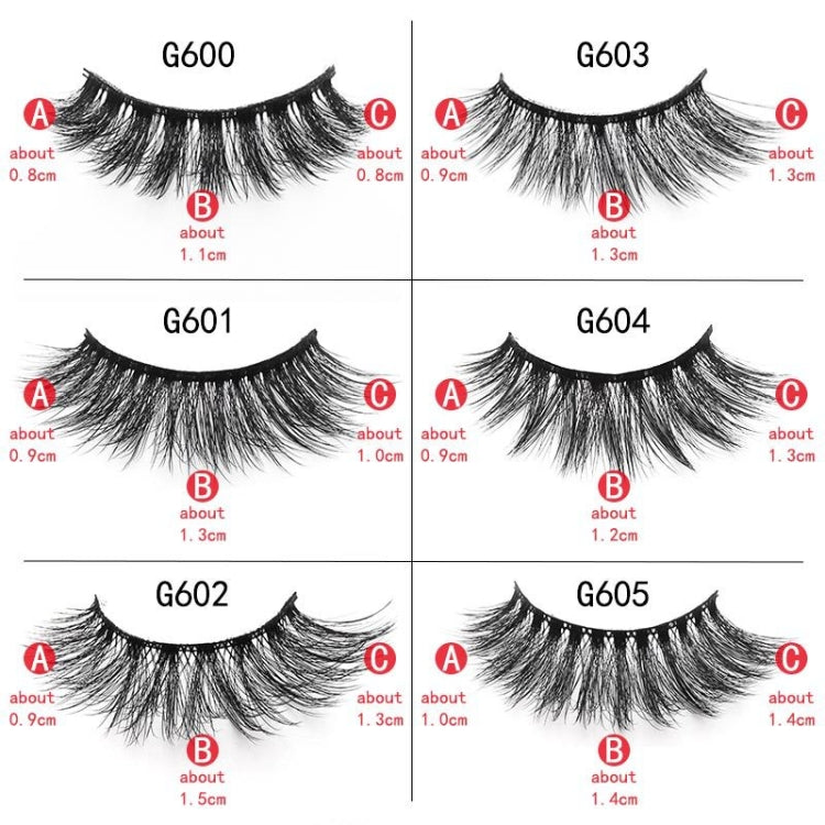 ShiDiShangPin 5 Pairs Mink Fake Eyelashes With Tweezers(G603) - Eyes by PMC Jewellery | Online Shopping South Africa | PMC Jewellery