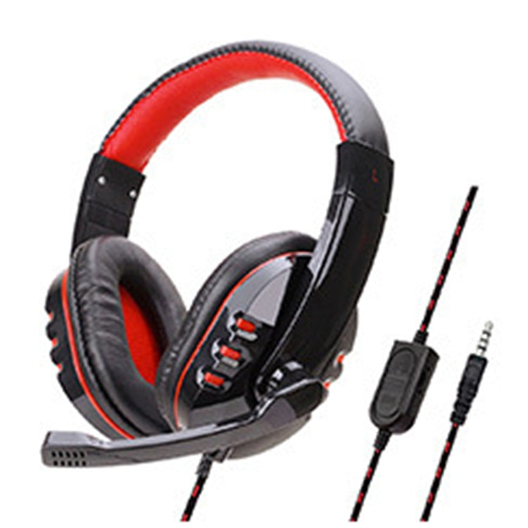 Soyto SY733MV Gaming Computer Headset For PS4 (Black Red) - Multimedia Headset by Soyto | Online Shopping South Africa | PMC Jewellery