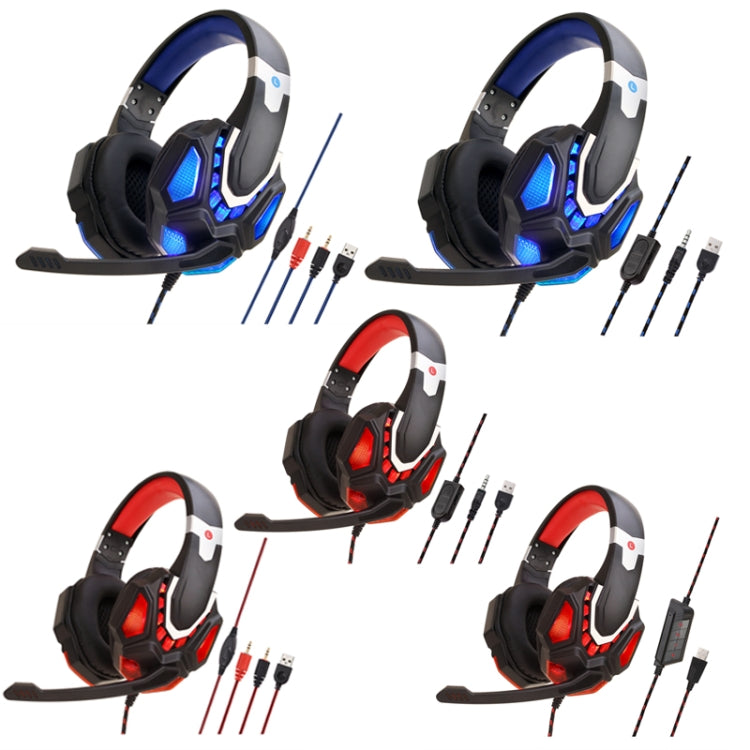 Soyto G10 Gaming Computer Headset For PC (Black Blue) - Multimedia Headset by Soyto | Online Shopping South Africa | PMC Jewellery