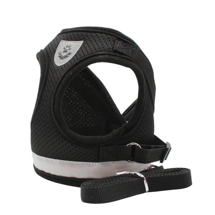 BL-844 Pet Chest Straps Reflective Breathable Dog Rope, Size: XL(Black) - Leashes by PMC TechLife | Online Shopping South Africa | PMC TechLife
