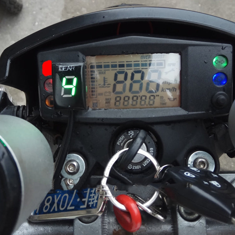 Motorcycle Instrument Gear Display For Suzuki(Red Light) - Electrical Instruments by PMC TechLife | Online Shopping South Africa | PMC TechLife