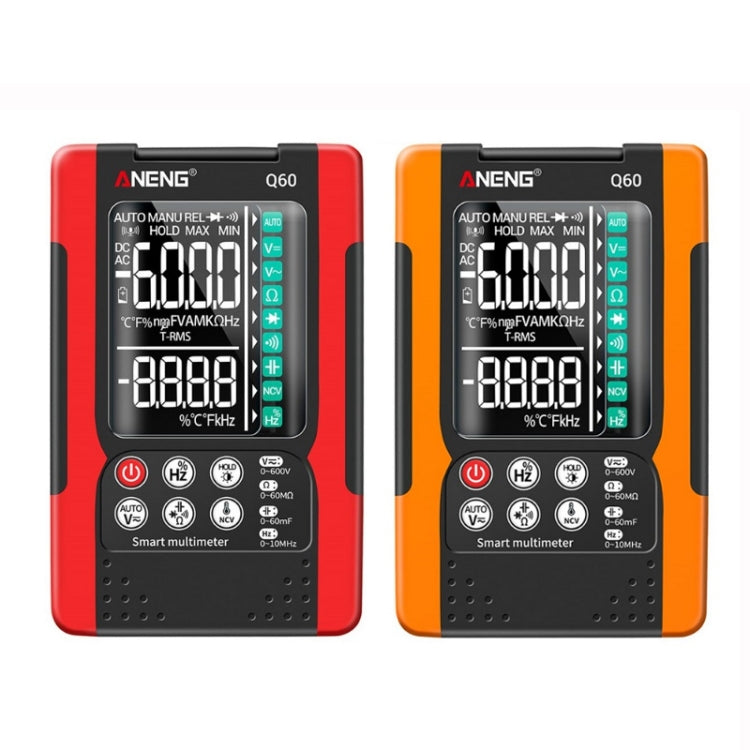 ANENG Automatic Intelligent High Precision Digital Multimeter, Specification: Q60 Intelligent(Orange) - Digital Multimeter by ANENG | Online Shopping South Africa | PMC Jewellery