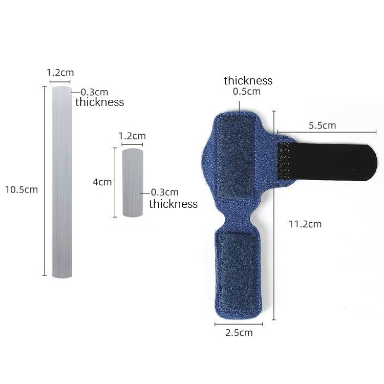 2 PCS Toe Sprain Dislocation Support Belt, Specification: Left(Blue) - Corrector by PMC Jewellery | Online Shopping South Africa | PMC Jewellery