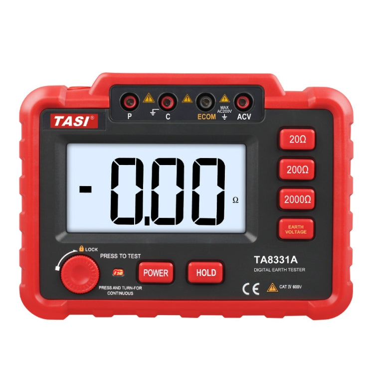 TASI TA8331A Ground Resistance Tester High Accuracy Digitally Ground Resistance Meter - Battery & Resistance Tester by TASI | Online Shopping South Africa | PMC Jewellery | Buy Now Pay Later Mobicred