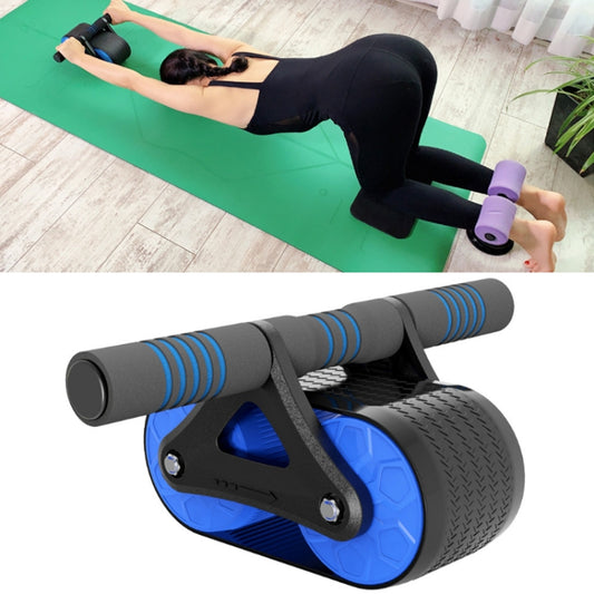 Automatic Rebound Double Wheel Abdominal Fitness Wheel(Blue) - Fitness Equipments by PMC Jewellery | Online Shopping South Africa | PMC Jewellery