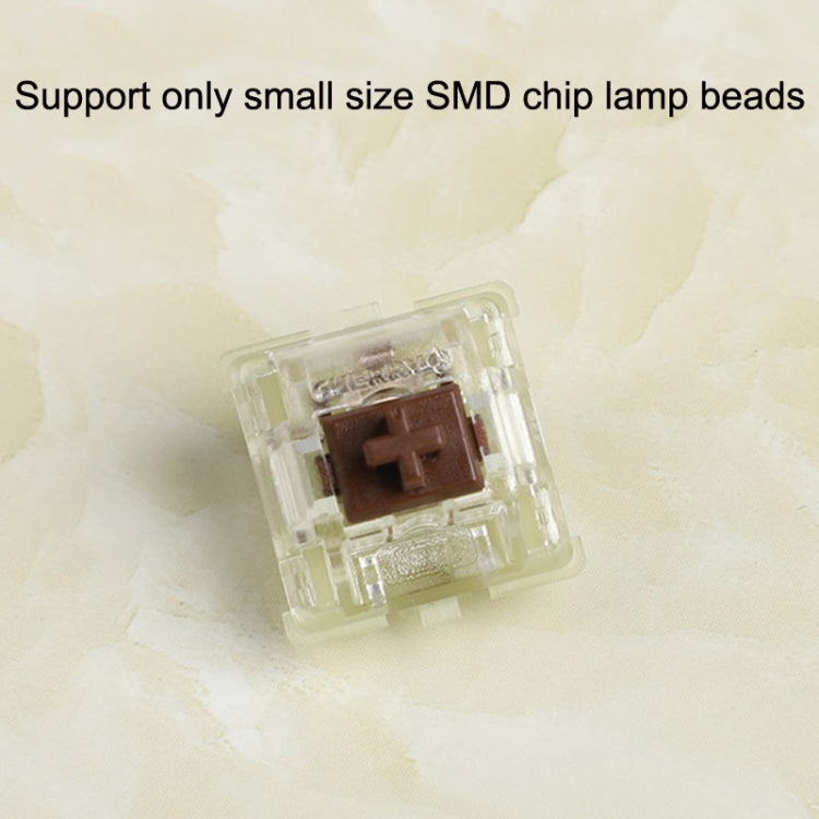10PCS Cherry MX RGB Transparent Shaft Switch Mechanical Keyboard Triangular Shaft Body, Color: Silver Shaft - Other by CHERRY | Online Shopping South Africa | PMC TechLife