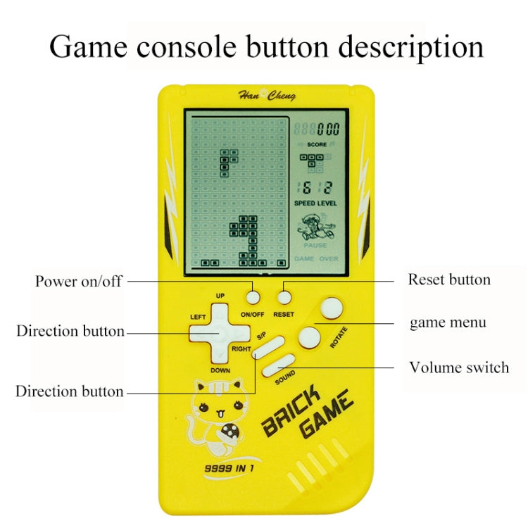 Large Screen Retro Children Handheld Game Console(Blue) - Pocket Console by PMC TechLife | Online Shopping South Africa | PMC TechLife