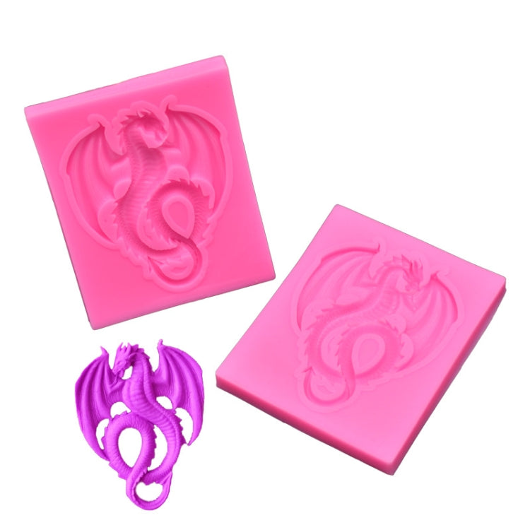 2 PCS Pterodactyl Chocolate Cake Clay Decoration DIY Silicone Mold(Large Pink) - Arts & Crafts by PMC TechLife | Online Shopping South Africa | PMC TechLife | Buy Now Pay Later Mobicred