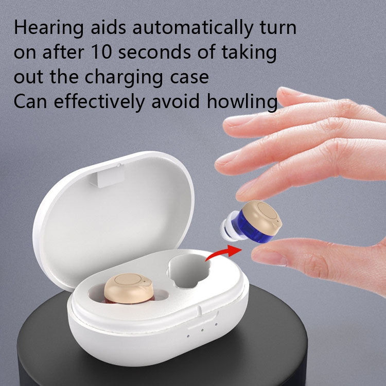 Older Young Sound Amplifier Sound Collector Hearing Aid(White) - Hearing Aids by null | Online Shopping South Africa | PMC Jewellery | Buy Now Pay Later Mobicred