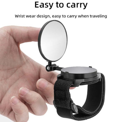 Bicycle Rearview Mirror With Wristband 360 Degree Rotating Mirror - View Mirrors by PMC Jewellery | Online Shopping South Africa | PMC Jewellery