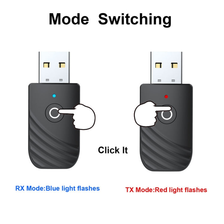 Bluetooth 5.0 Wireless Audio Receiver Transmitter - Audio Receiver Transmitter by PMC TechLife | Online Shopping South Africa | PMC TechLife