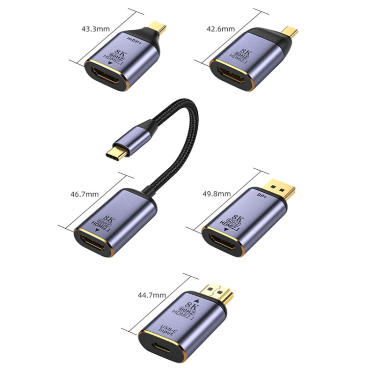 DP Male to HDMI Female 8K Converter, Style: 8K-004 - Cable & Adapters by PMC Jewellery | Online Shopping South Africa | PMC Jewellery