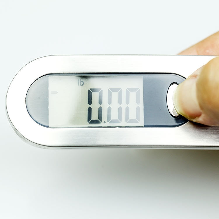 Stainless Steel Handheld Electronic Luggage Scale Portable Express Scale(Black) - Hanging Scales by PMC TechLife | Online Shopping South Africa | PMC TechLife | Buy Now Pay Later Mobicred
