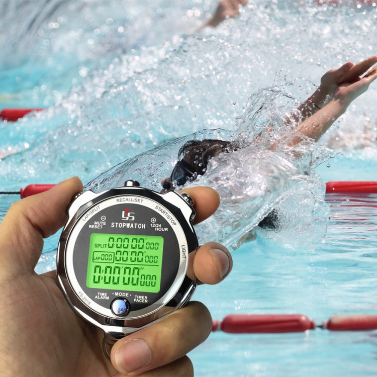 YS Running Training Stopwatch Timer Metal Luminous Stopwatch, Style: One Hundred Memory - Pedometer by PMC TechLife | Online Shopping South Africa | PMC TechLife