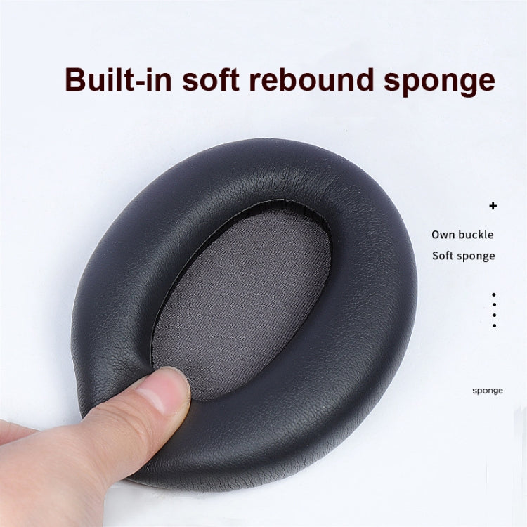 2 PCS Headset Earmuffs Sponge Cover for Edifier W820nb,Style: Khaki - Earmuff & Pad by PMC TechLife | Online Shopping South Africa | PMC TechLife