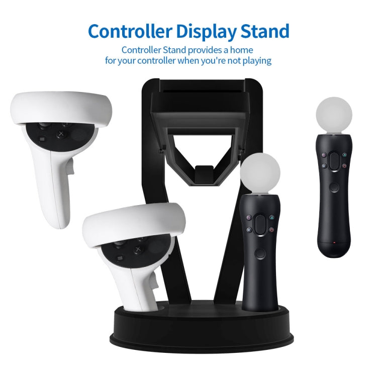 JYS-OC002 VR Bracket Desktop Storage Rack For Oculus Quest 2(Black) - VR Accessories by PMC TechLife | Online Shopping South Africa | PMC TechLife