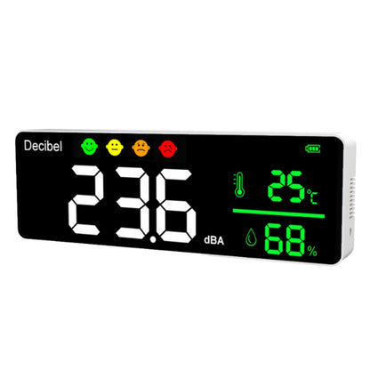 DM1306D Wall-mounted Decibel Meter Temperature & Humidity Detector - Light & Sound Meter by PMC Jewellery | Online Shopping South Africa | PMC Jewellery