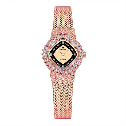 BS Bee Sister FA1659 Chain Watch Wheat Ear Watch Simple Temperament Ladies Watch(Rose Gold) - Alloy Watches by BS Bee Sister | Online Shopping South Africa | PMC Jewellery | Buy Now Pay Later Mobicred