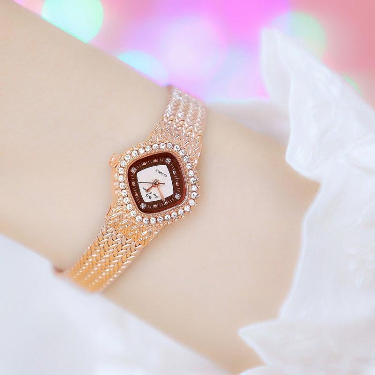 BS Bee Sister FA1659 Chain Watch Wheat Ear Watch Simple Temperament Ladies Watch(Rose Gold) - Alloy Watches by BS Bee Sister | Online Shopping South Africa | PMC Jewellery | Buy Now Pay Later Mobicred