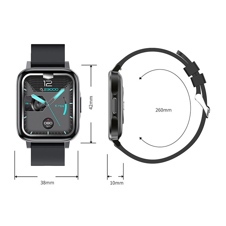 LOANIY F60 1.7 Inch Body Temperature Detection Smart Watch(Grey) - free shipping - PMC TechLife - Order now!