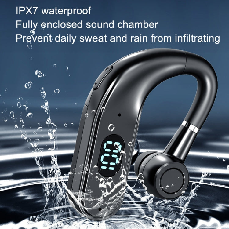 Bluetooth Business Hanging Ear Digital Display LED Sports Driving Headset(X5 Standard) - Bluetooth Earphone by PMC Jewellery | Online Shopping South Africa | PMC Jewellery