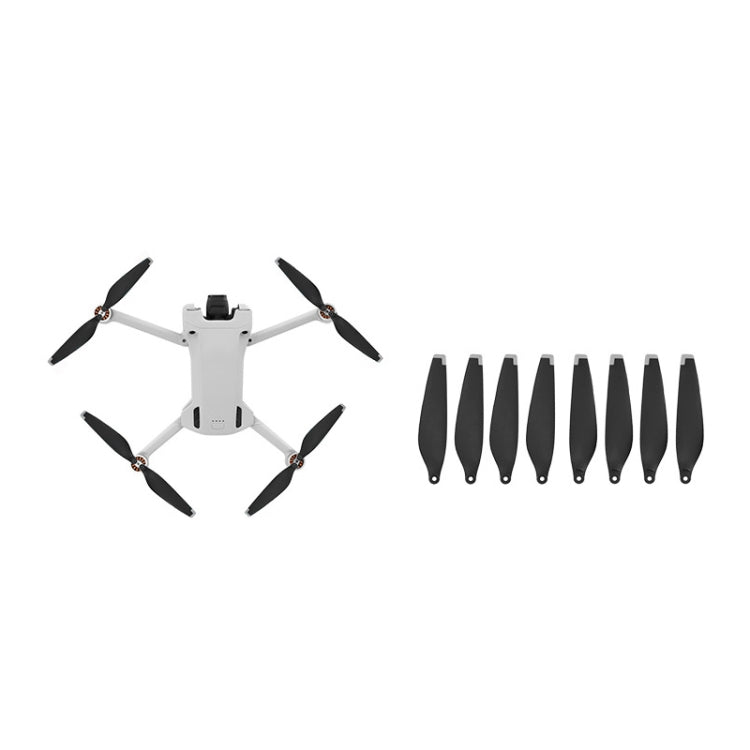 8 PCS 6030F Double Sided Colorful Low Noise Wing Propellers For DJI Mini 3 Pro, Color: Silver Tip - DIY Propeller by PMC TechLife | Online Shopping South Africa | PMC TechLife