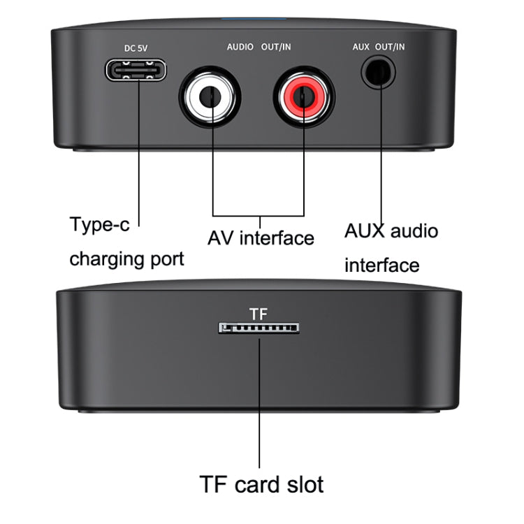 AFK-A10 NFC Bluetooth Receiver Transmitter AUX Car Speaker Receiver - Audio Receiver Transmitter by PMC Jewellery | Online Shopping South Africa | PMC Jewellery