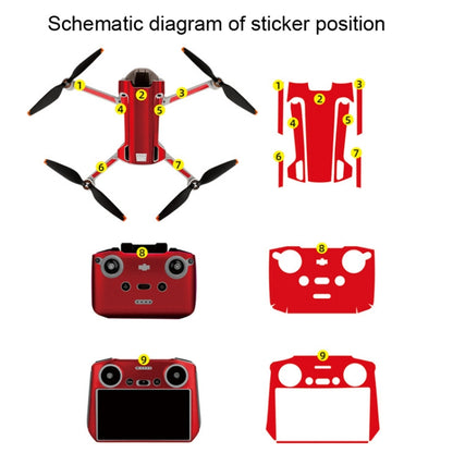 Sunnylife Drone+Remote Control Protective Sticker For DJI Mini 3 Pro RC Version( Skateboard) - Stickers by Sunnylife | Online Shopping South Africa | PMC Jewellery
