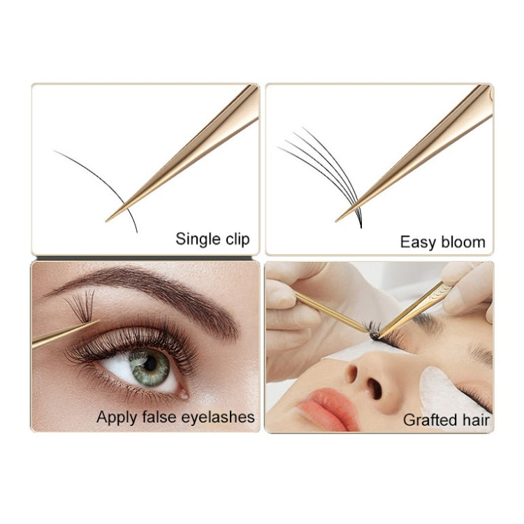 Eyelash Clip Eyelash Tweezers High Precision Eyelash Extension Tool(Princess Tweezers) - Tools by PMC Jewellery | Online Shopping South Africa | PMC Jewellery