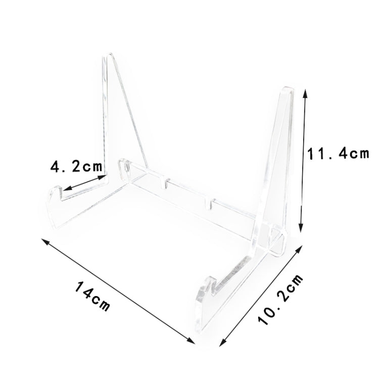 2 PCS Acrylic Bookshelf Transparent Book Display Stand  Magazine Picture Frame Stand - Holder & Storage Rack by PMC TechLife | Online Shopping South Africa | PMC TechLife