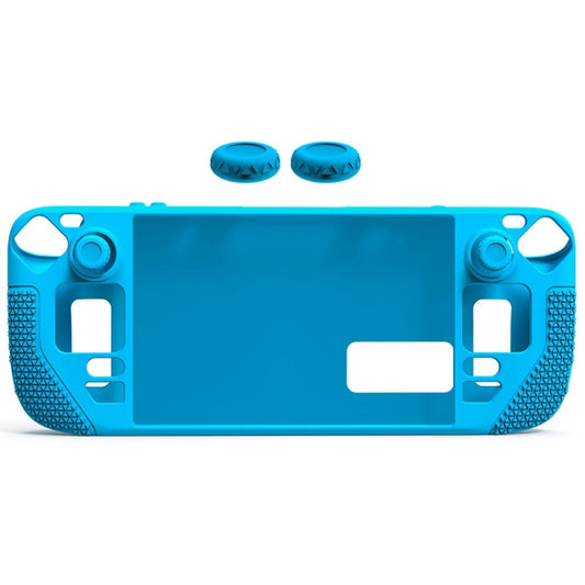 All-Inclusive Silicone Cover With Button Cap For Steam Deck(Blue) - Accessories by PMC Jewellery | Online Shopping South Africa | PMC Jewellery